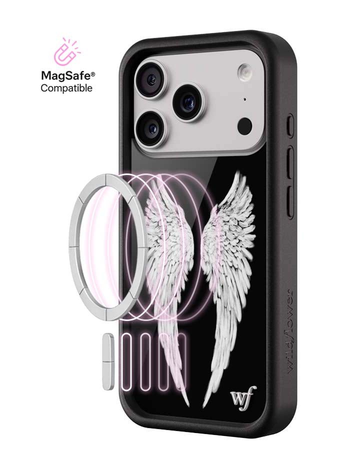 Angel Baby Black iPhone Case