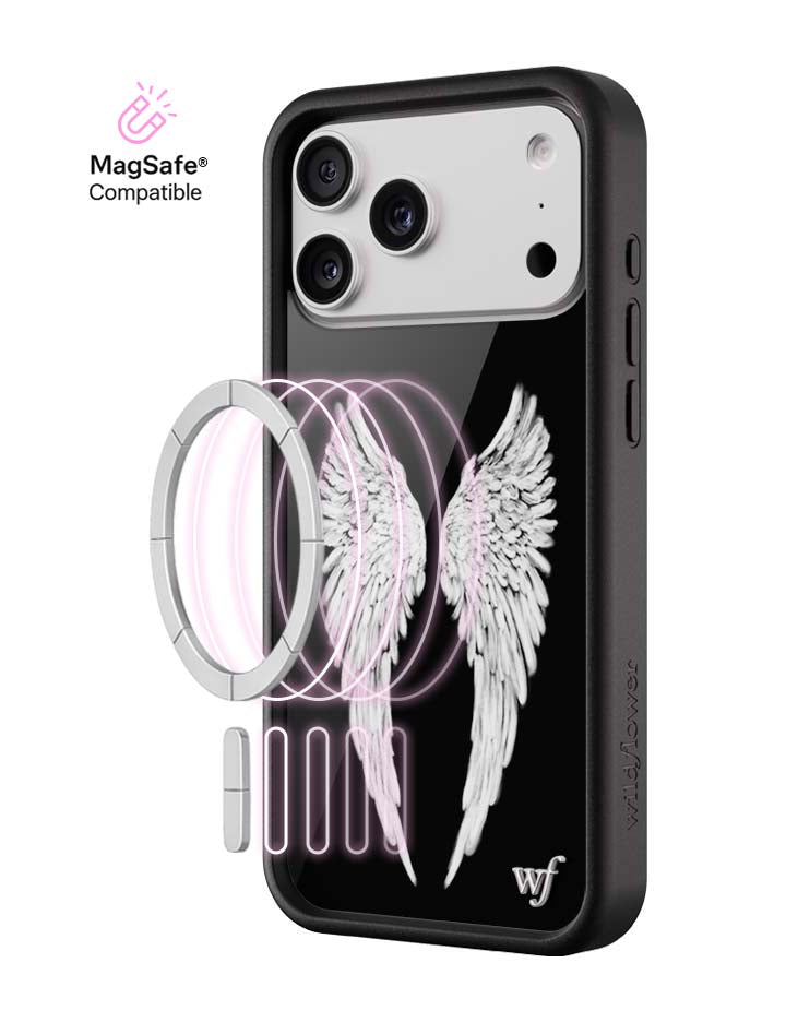Angel Baby Black iPhone Case
