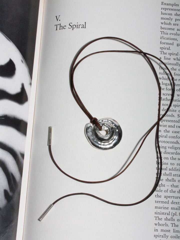 Tumbled Shell on Cord