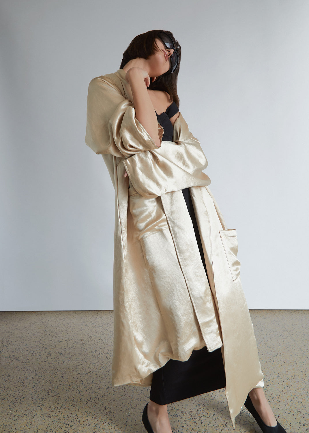 Opera coat Buttercream Sheen
