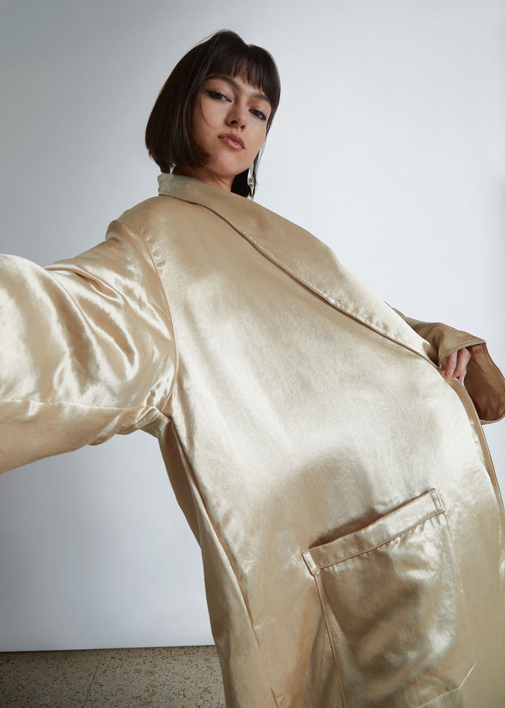 Opera coat Buttercream Sheen