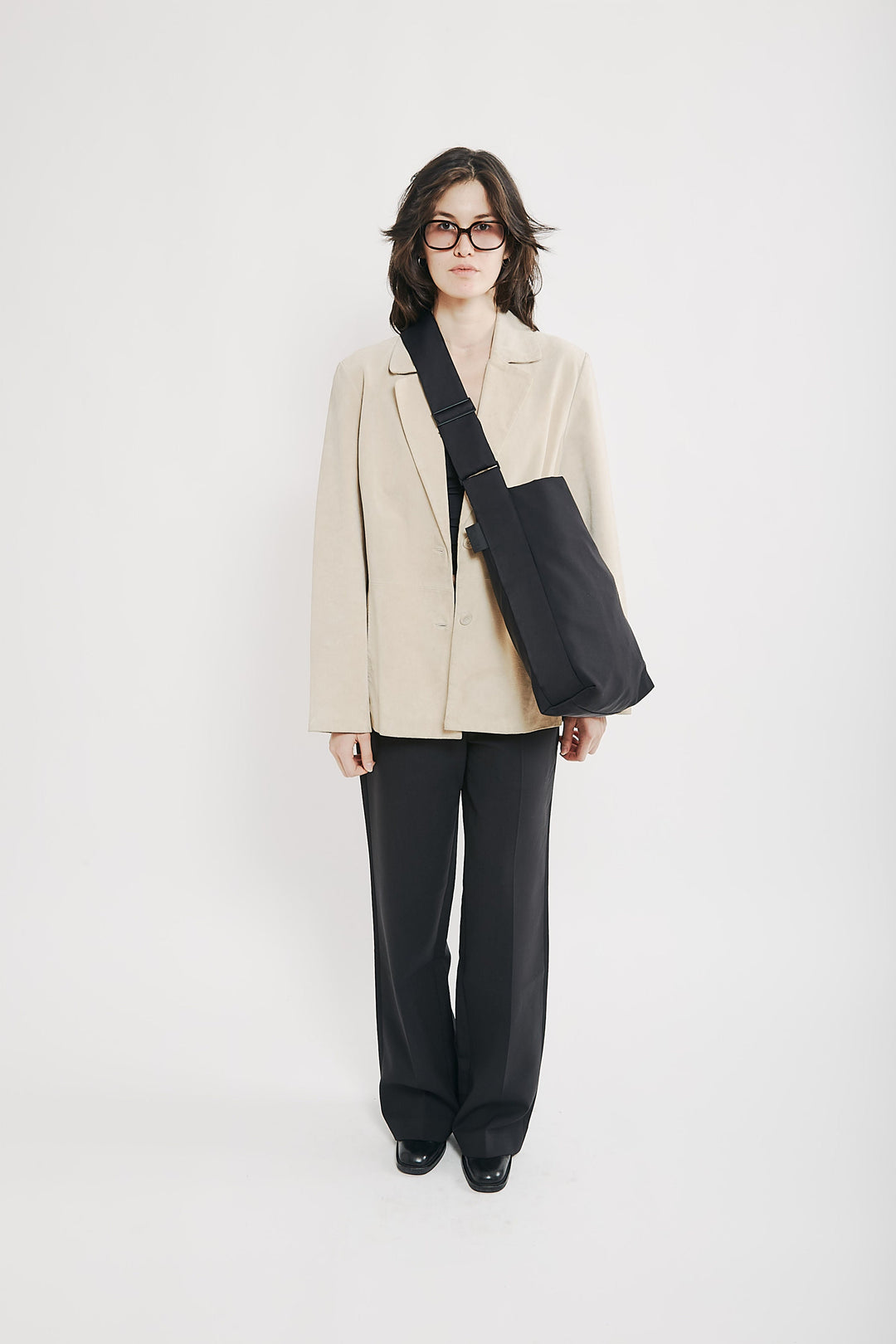 Nylon Midi Crossbody Bag