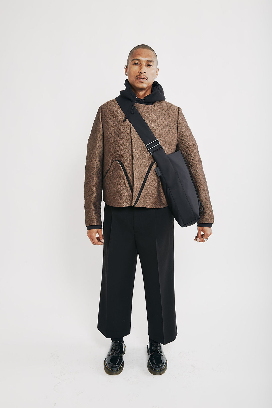 Nylon Midi Crossbody Bag