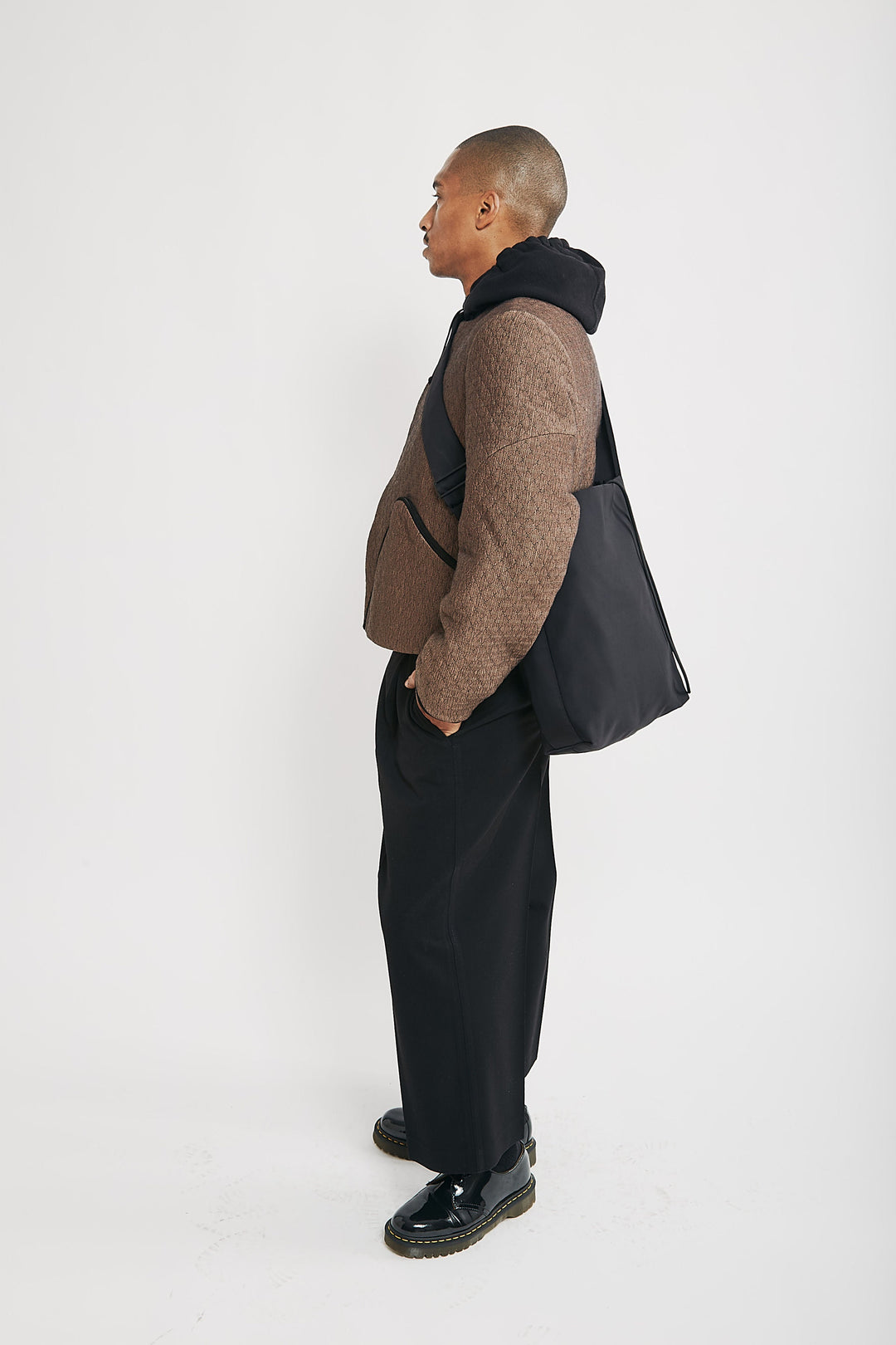Nylon Midi Crossbody Bag