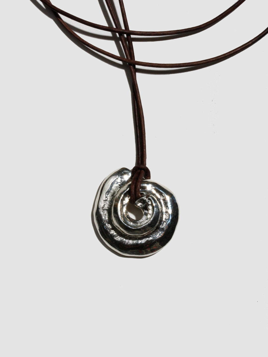 Tumbled Shell on Cord