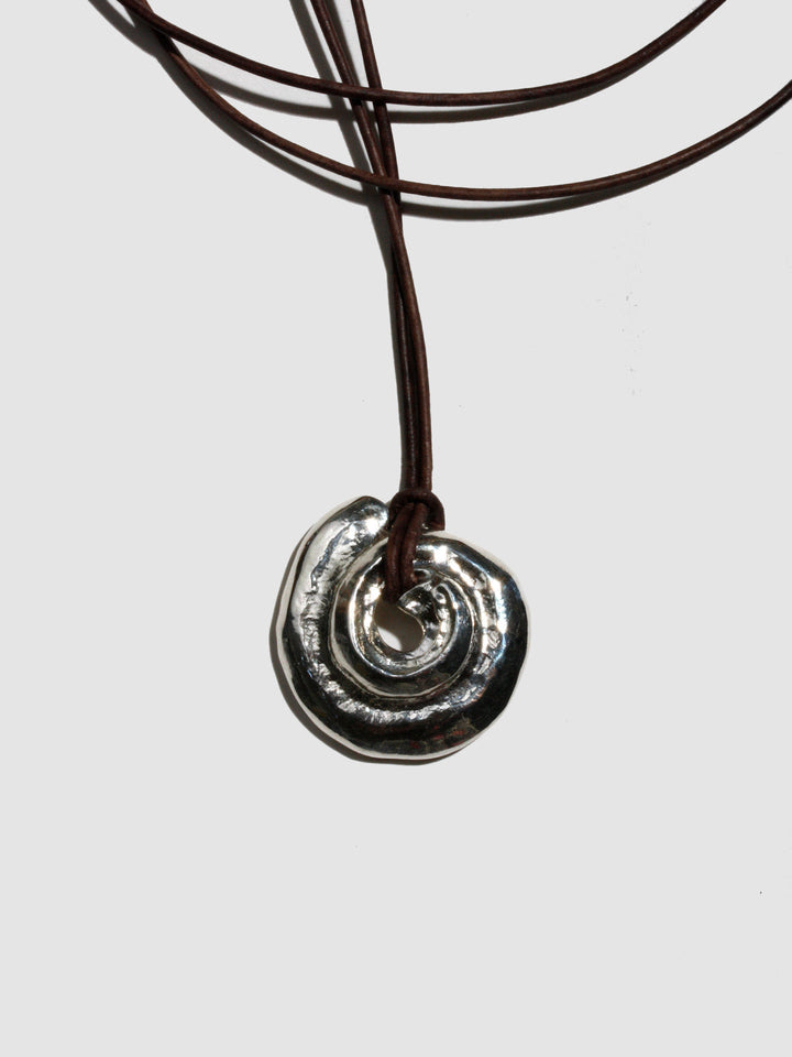Tumbled Shell on Cord