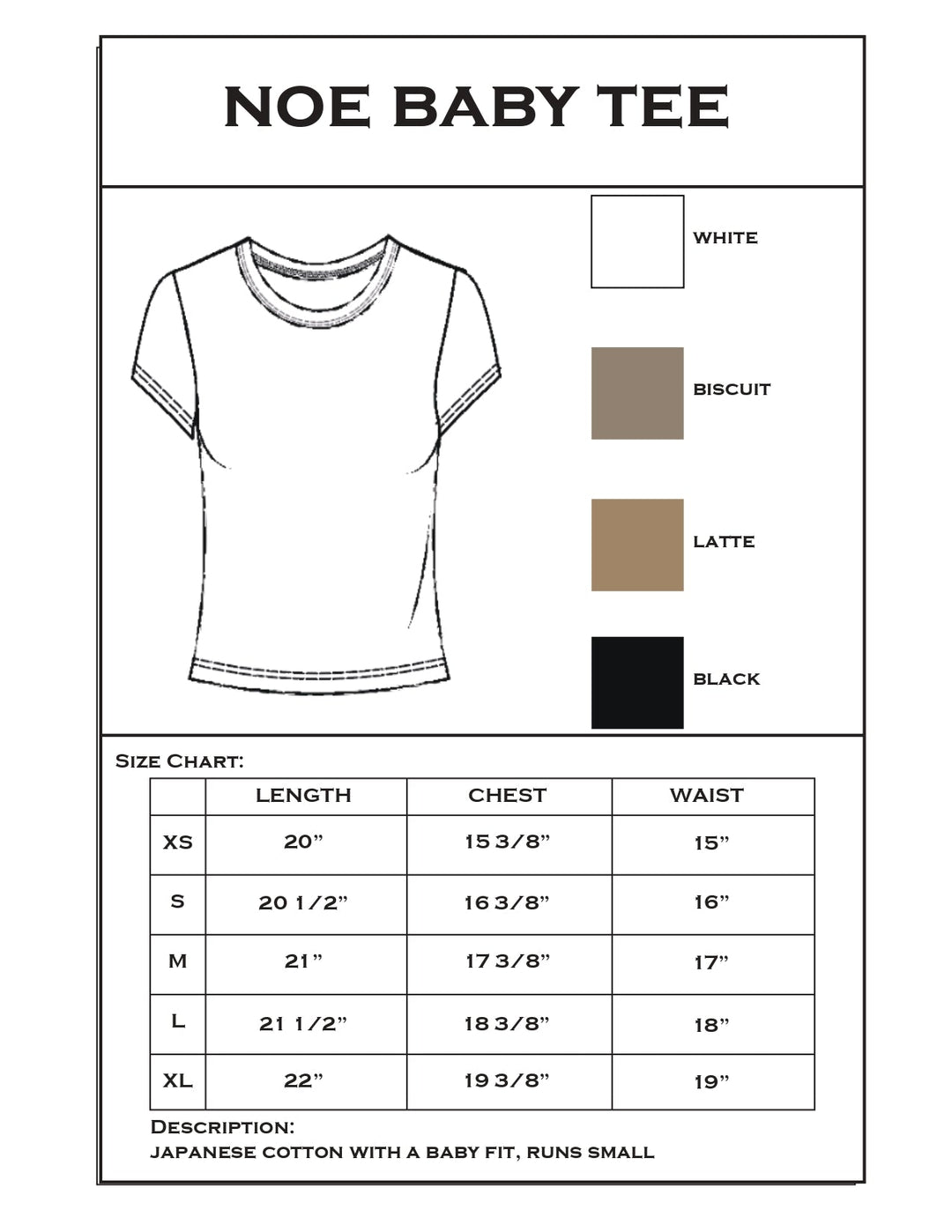 Noe Baby Tee