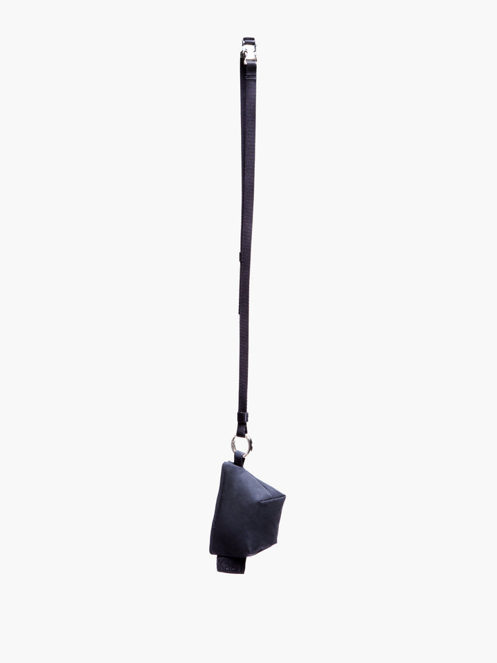 Nylon Mini Lanyard Pouch Black