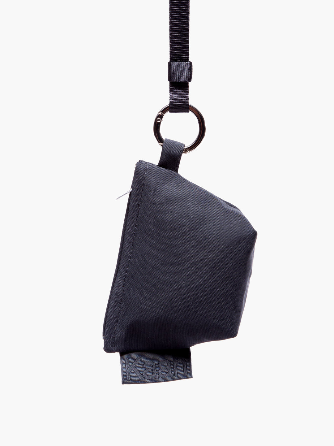 Nylon Mini Lanyard Pouch Black