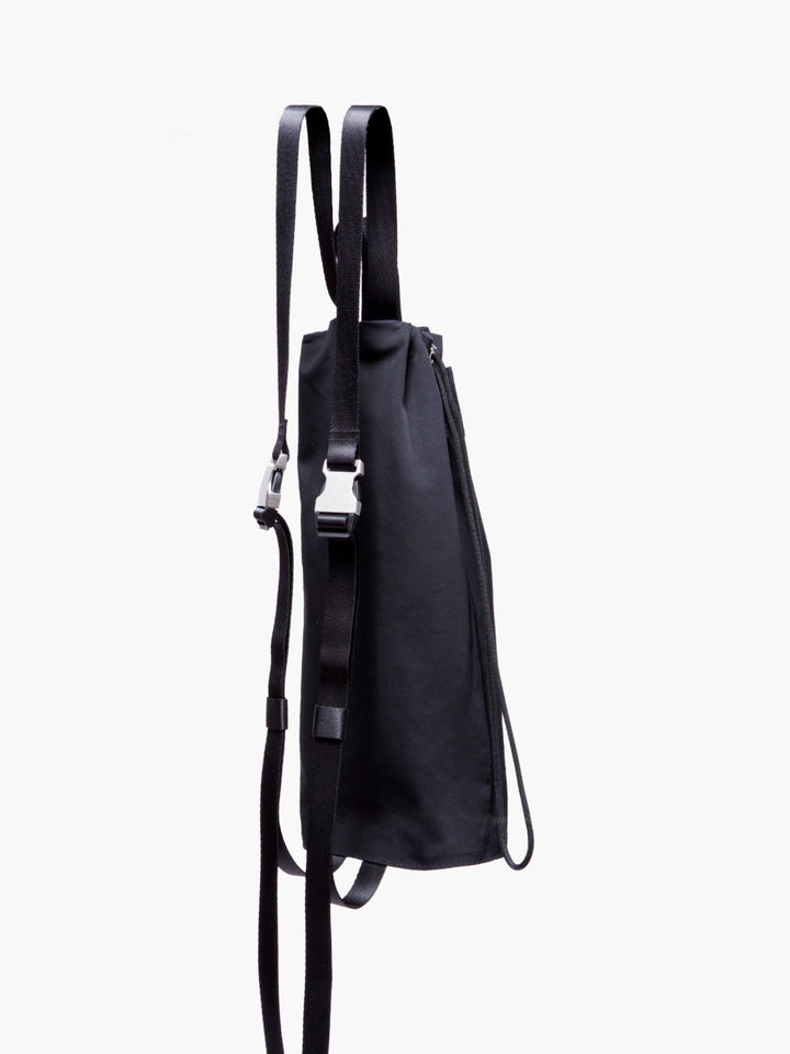Nylon Slim Drawstring Backpack