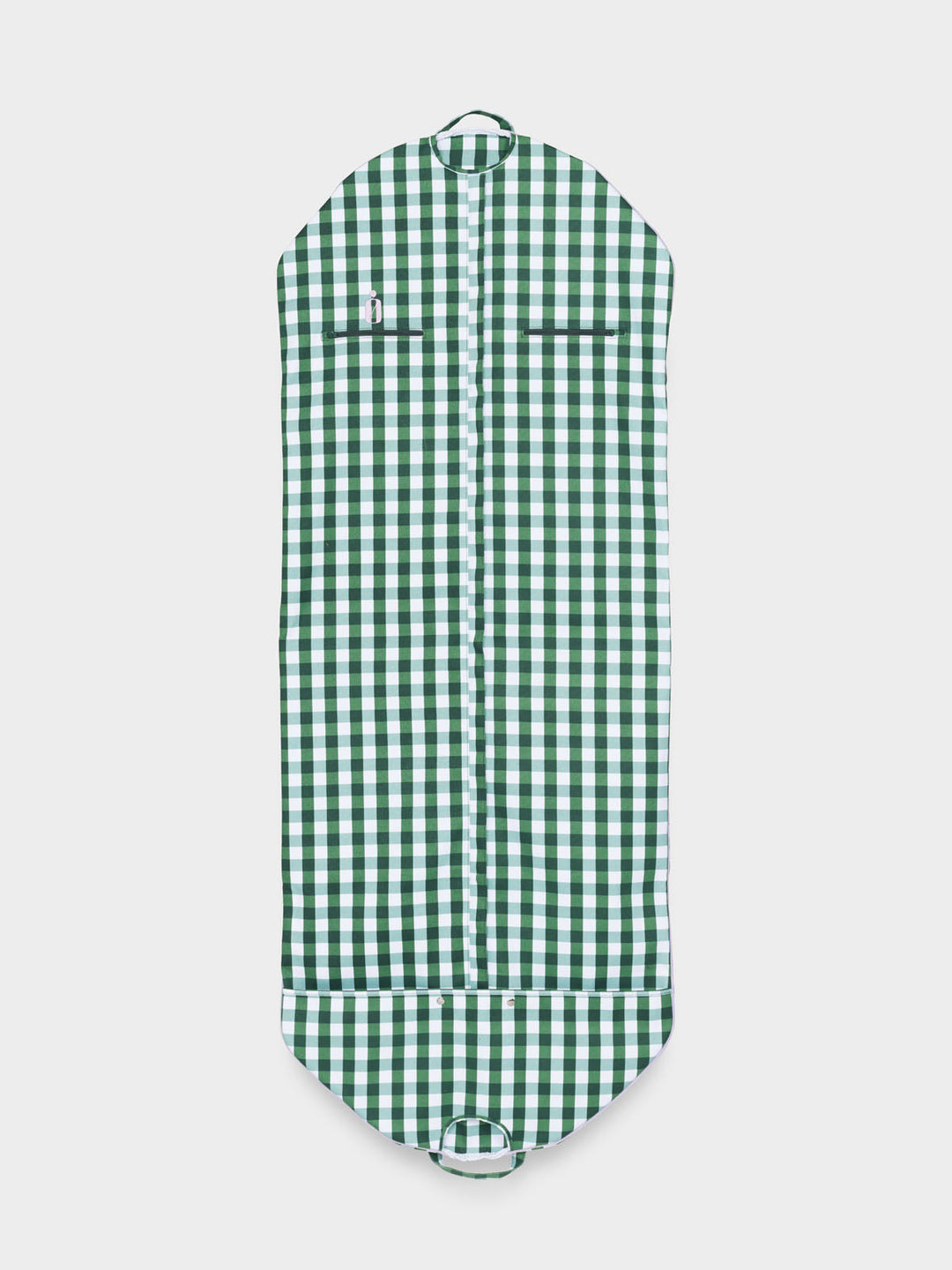 Classic Garment Bag Green Check