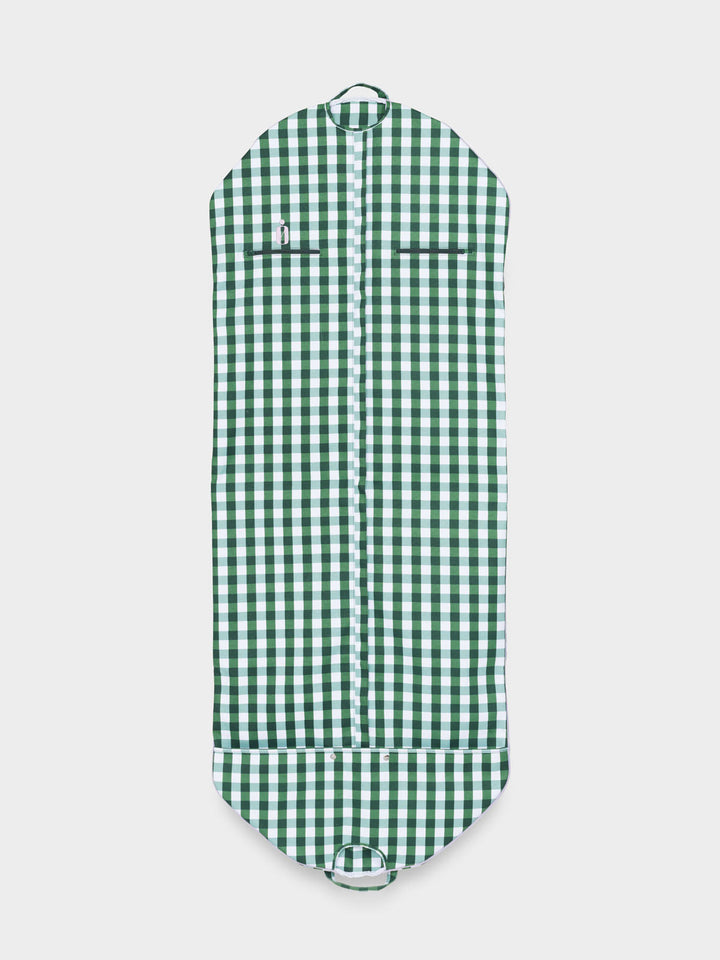 Classic Garment Bag Green Check
