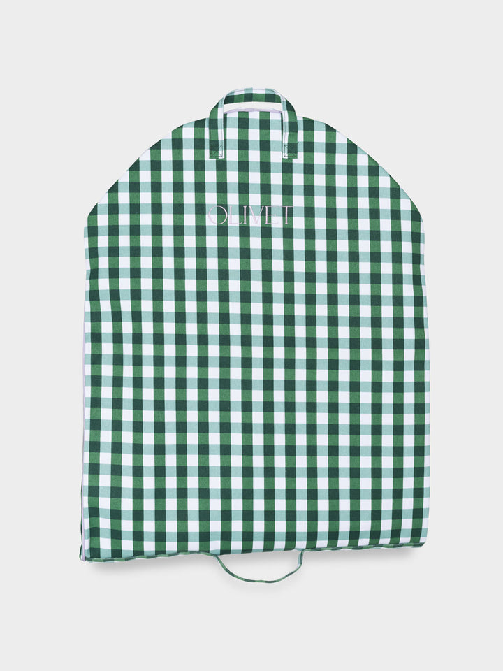 Classic Garment Bag Green Check