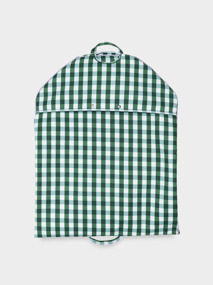 Classic Garment Bag Green Check