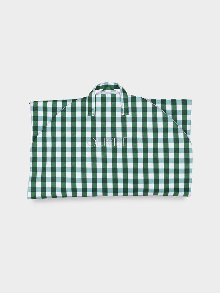 Classic Garment Bag Green Check