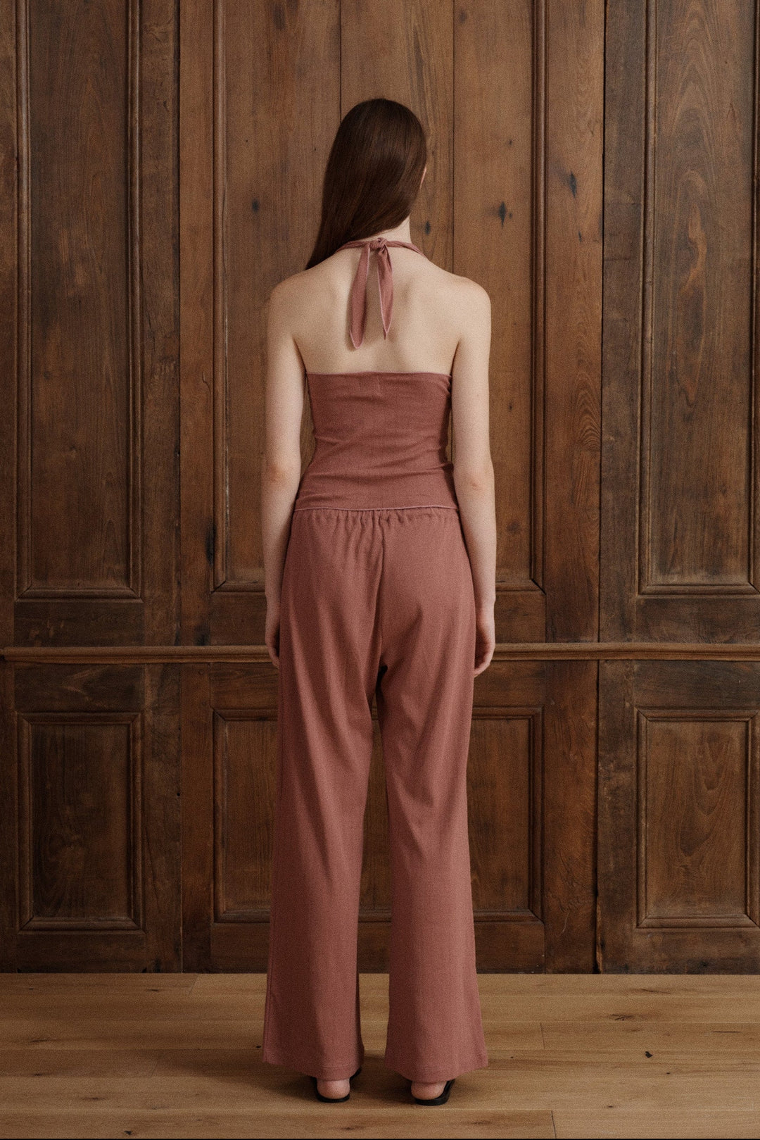 Pauline Pointelle Halter Top