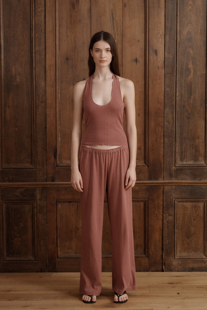 Pauline Pointelle Halter Top