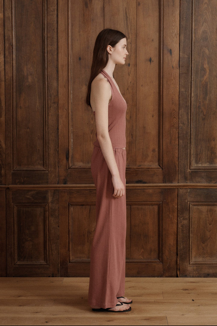 Pauline Pointelle Halter Top