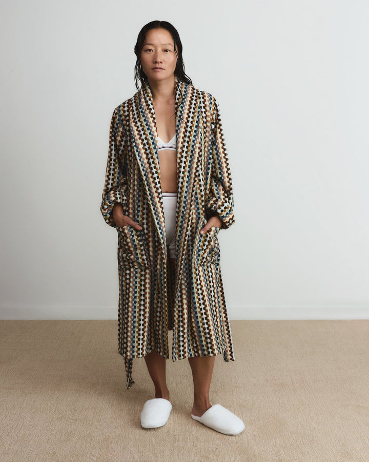 Organic Mosaic Robe Multi