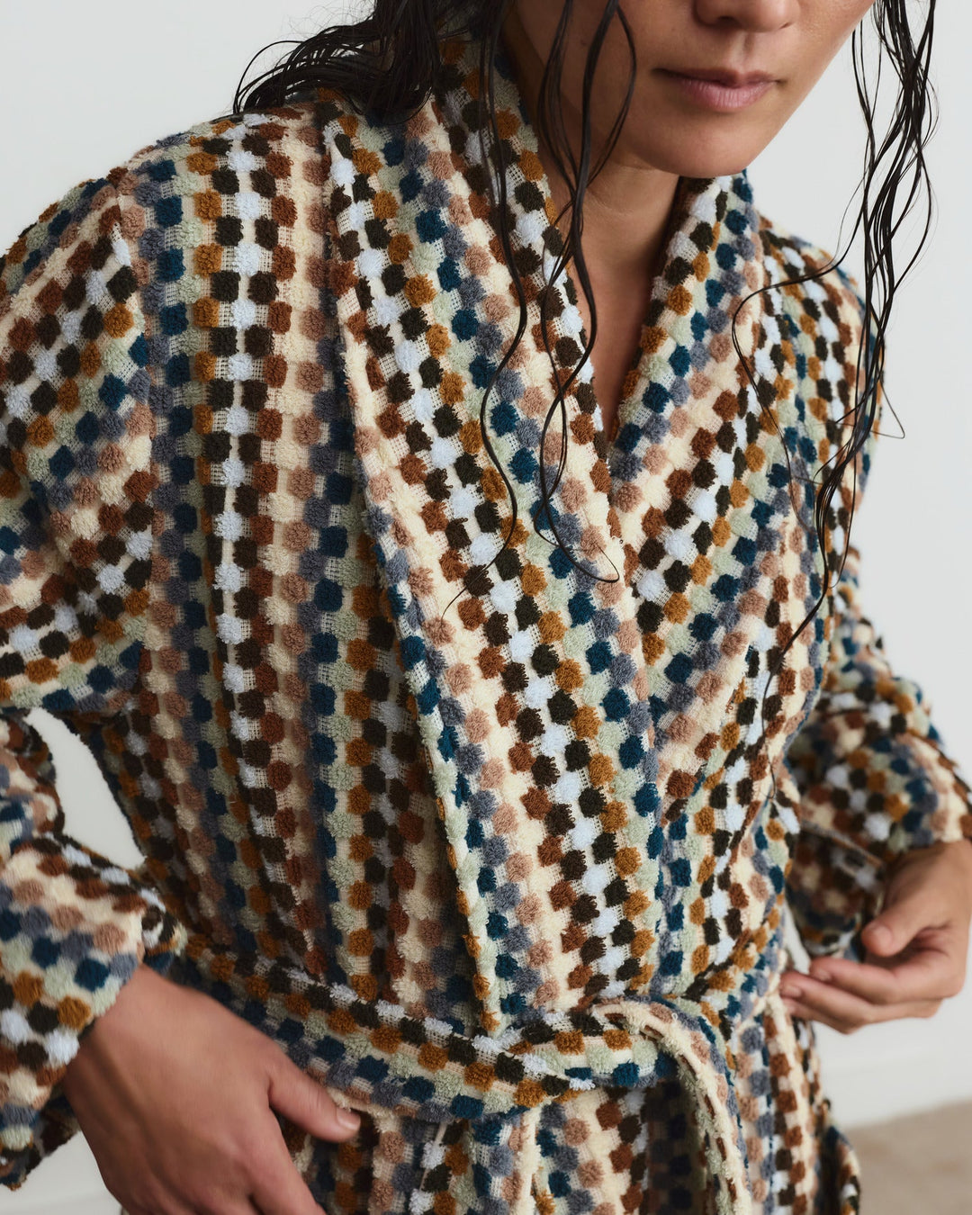 Organic Mosaic Robe Multi
