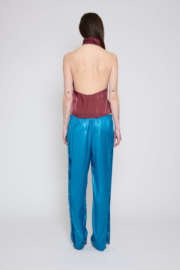 Low Back Halter Top Wine