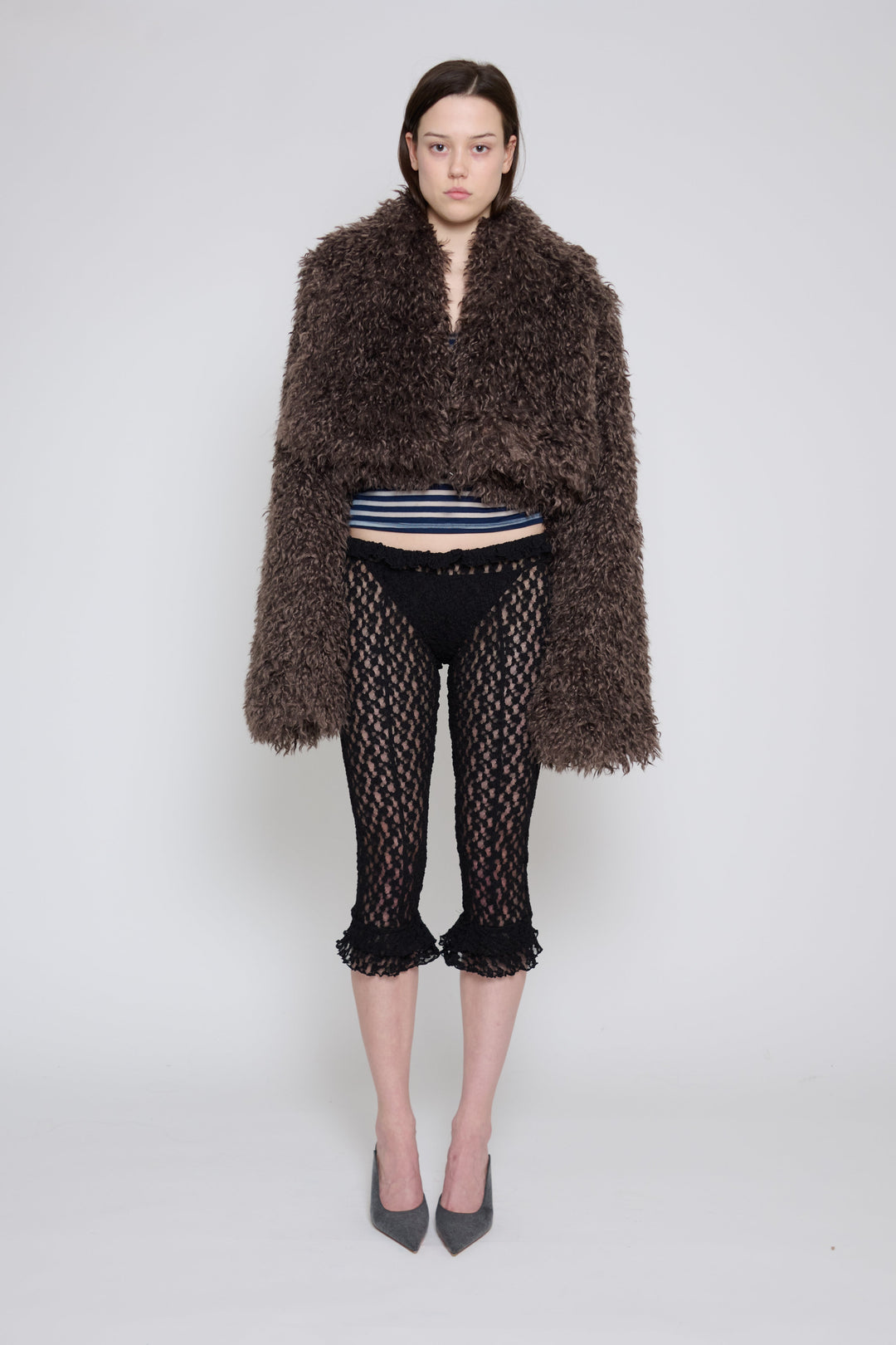 Cropped Jacket Espresso