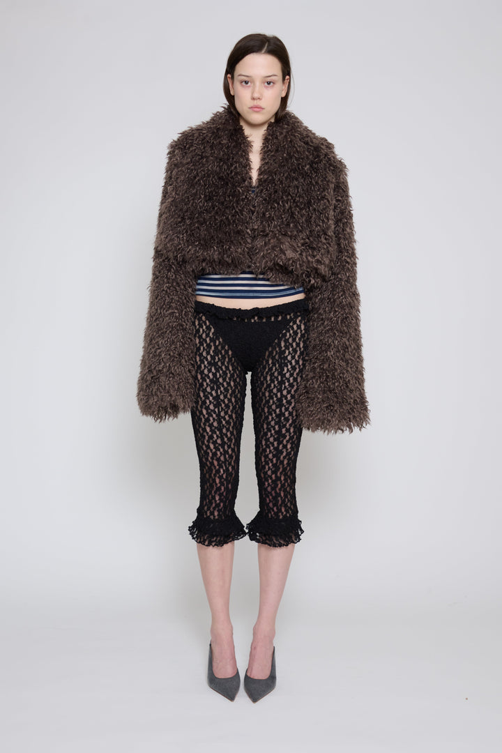 Cropped Jacket Espresso