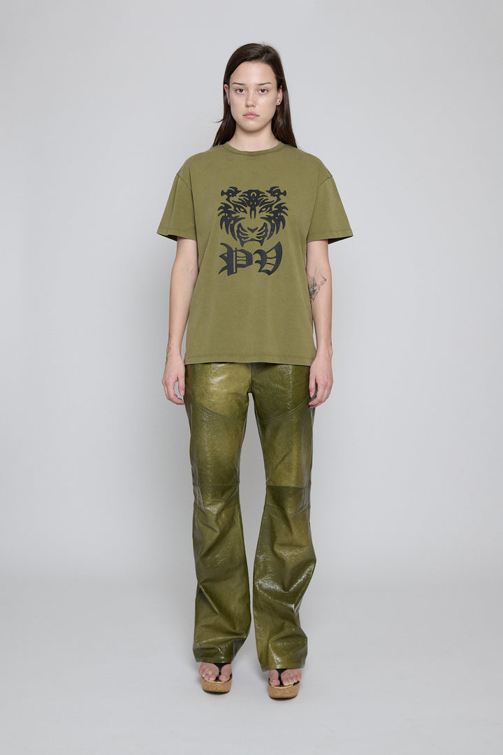 PV Tiger Printed Tee Olive