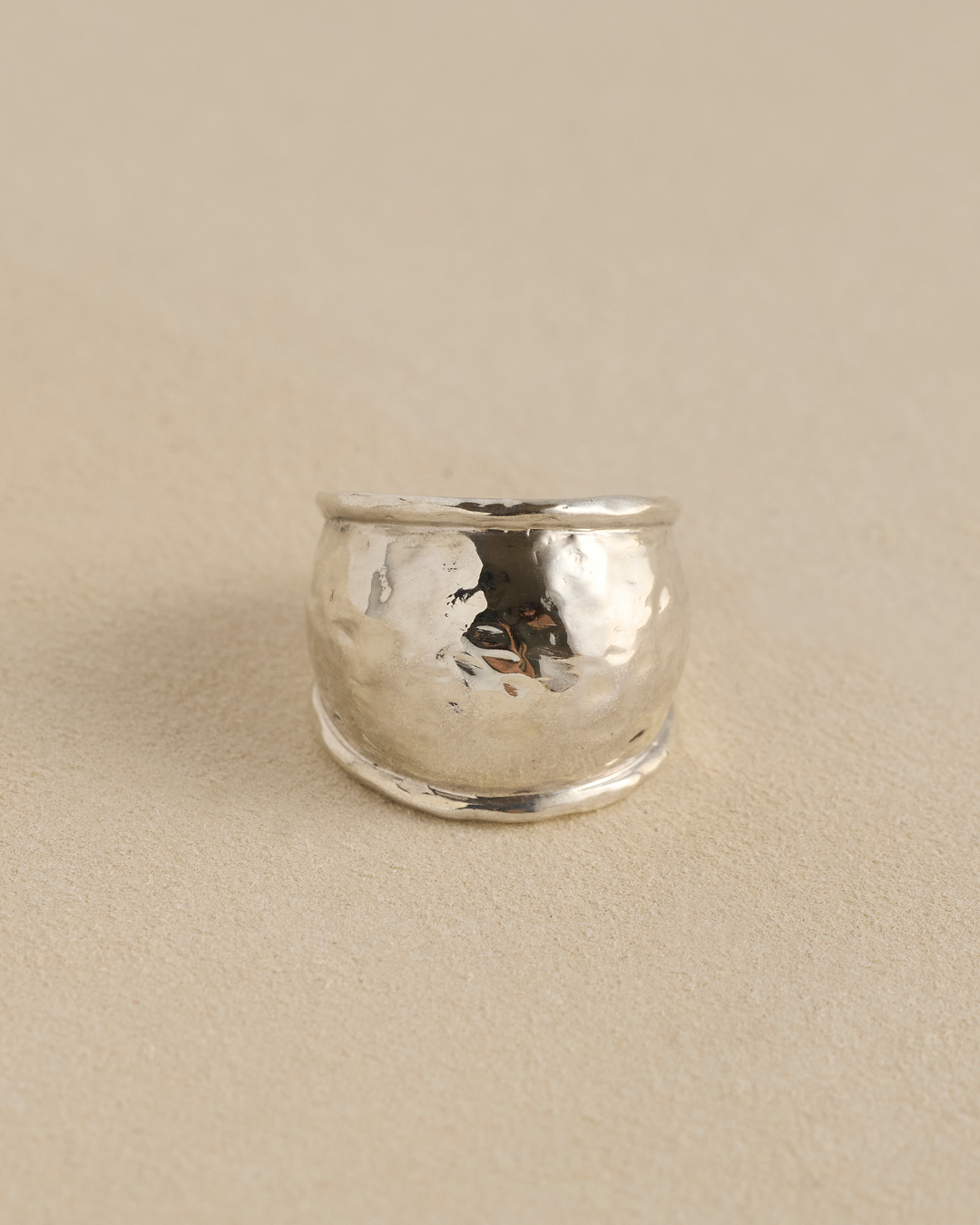 Hammered Radius Ring
