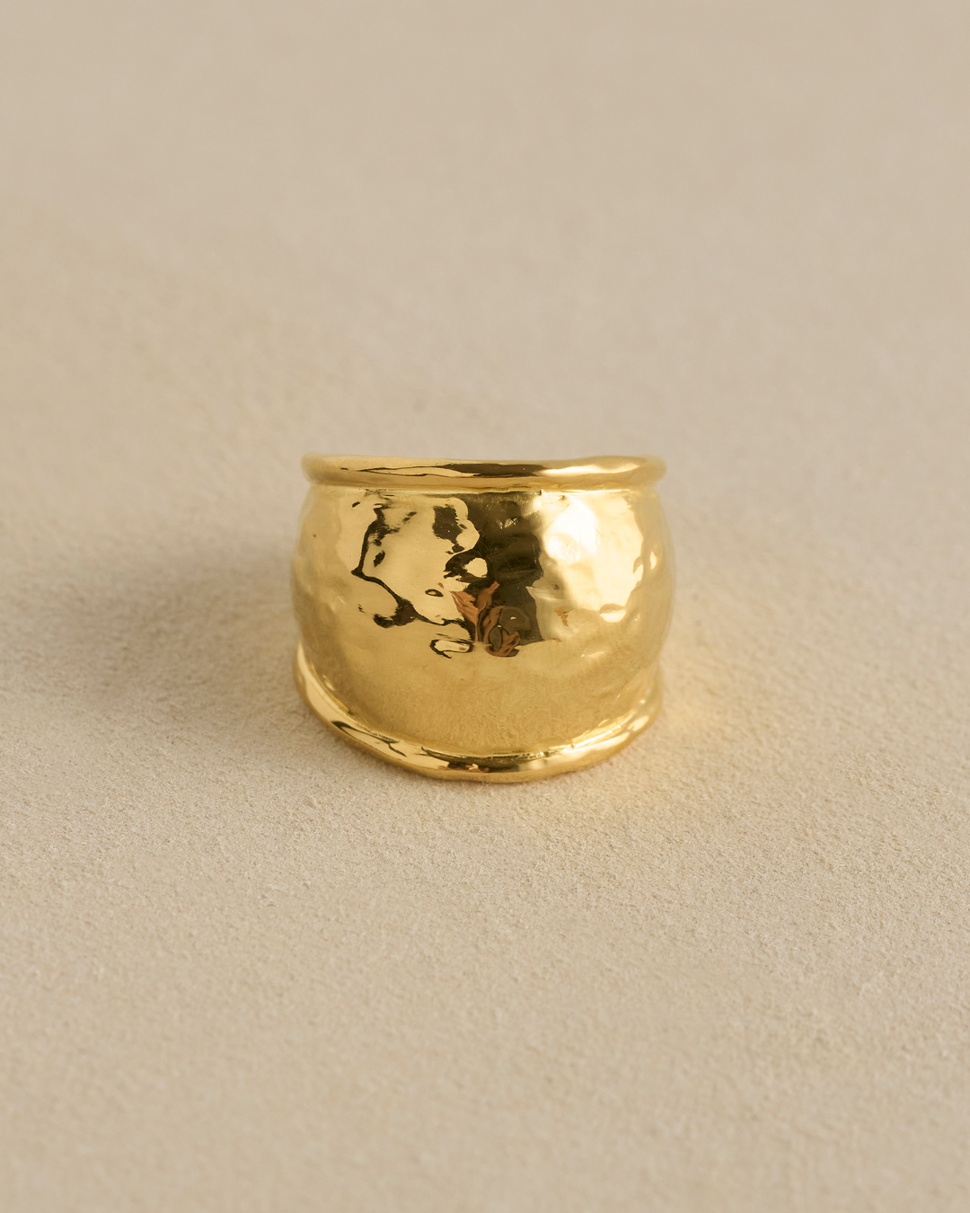 Hammered Radius Ring