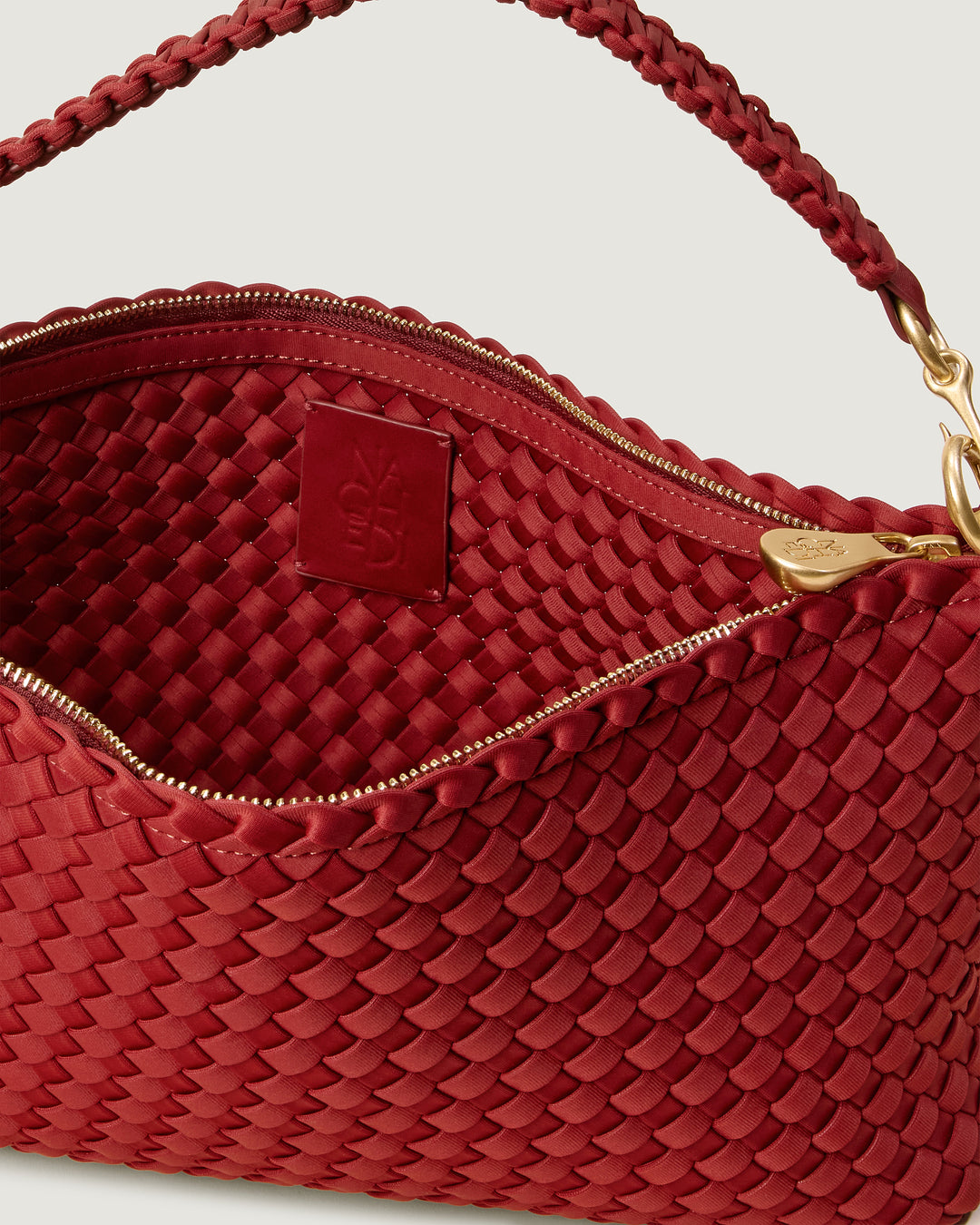 Porto Small Half-Moon Bag Rosso