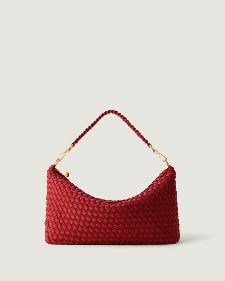 Porto Small Half-Moon Bag Rosso