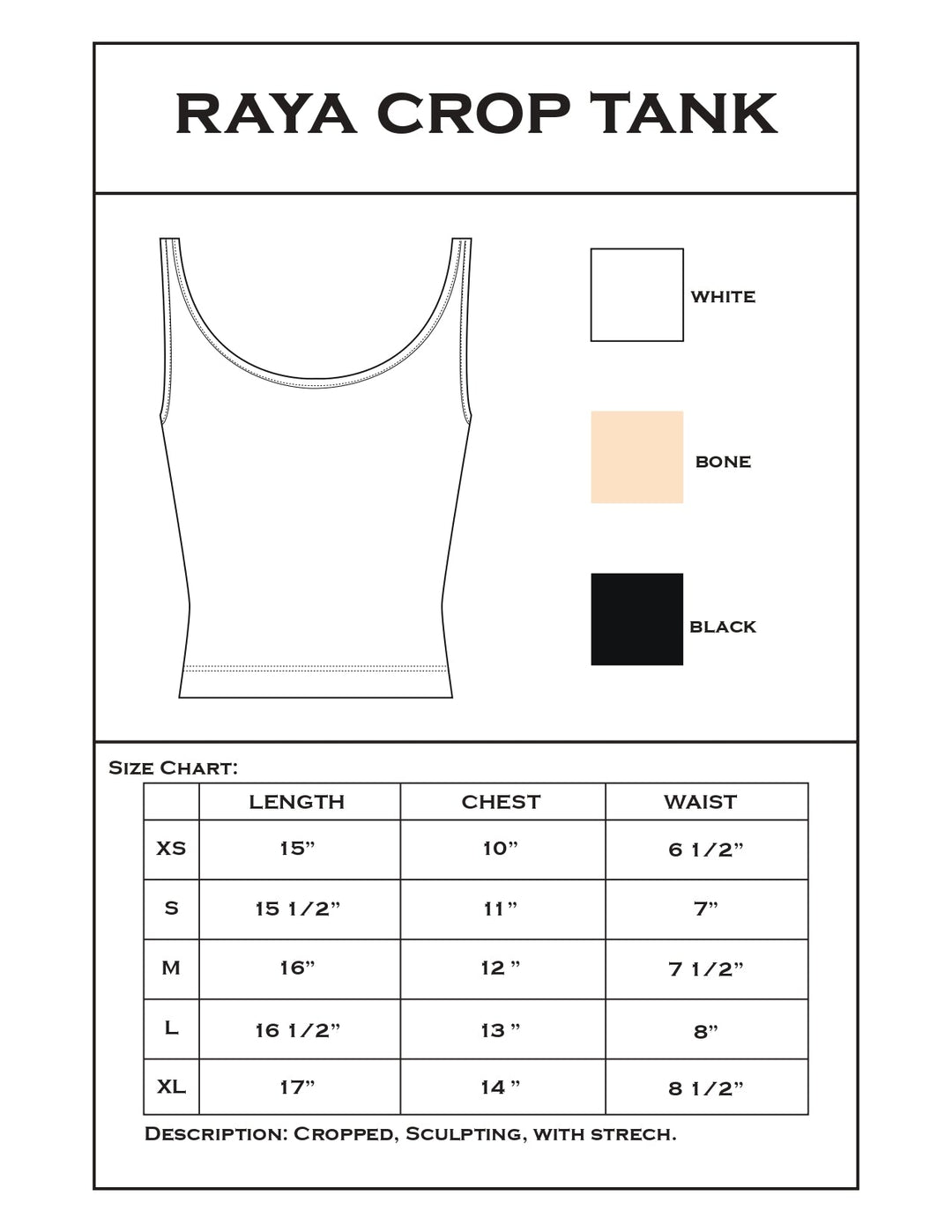 Raya Crop Tank