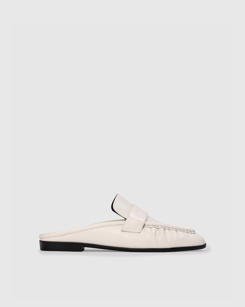Gabby Loafer Mule Coconut