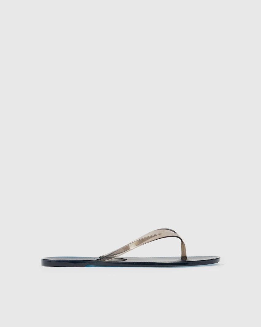 Crystal Flip Flop Sandal Navy/Black