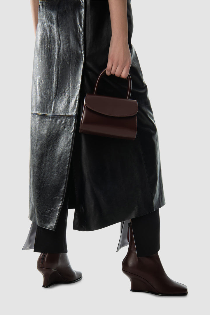 Mini 2.0 Semi Patent Top-Handle Bag