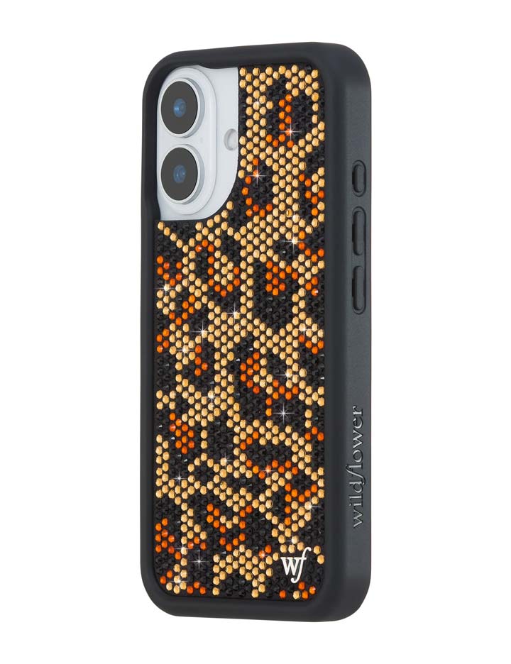 Rhinestone Meow iPhone Case