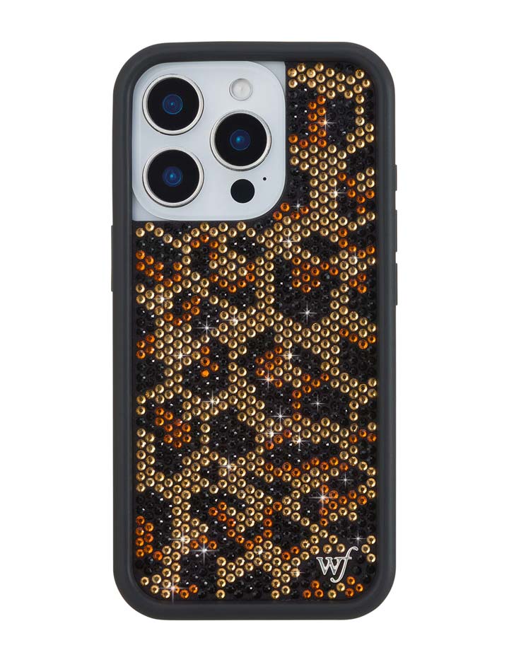 Rhinestone Meow iPhone Case