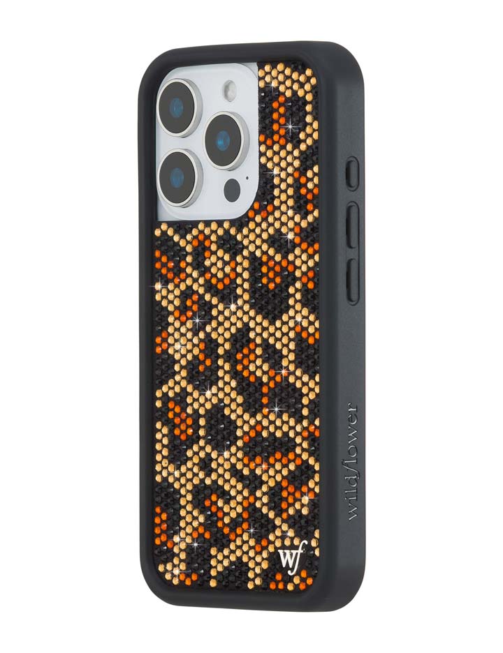 Rhinestone Meow iPhone Case