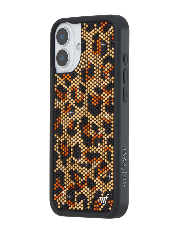Rhinestone Meow iPhone Case