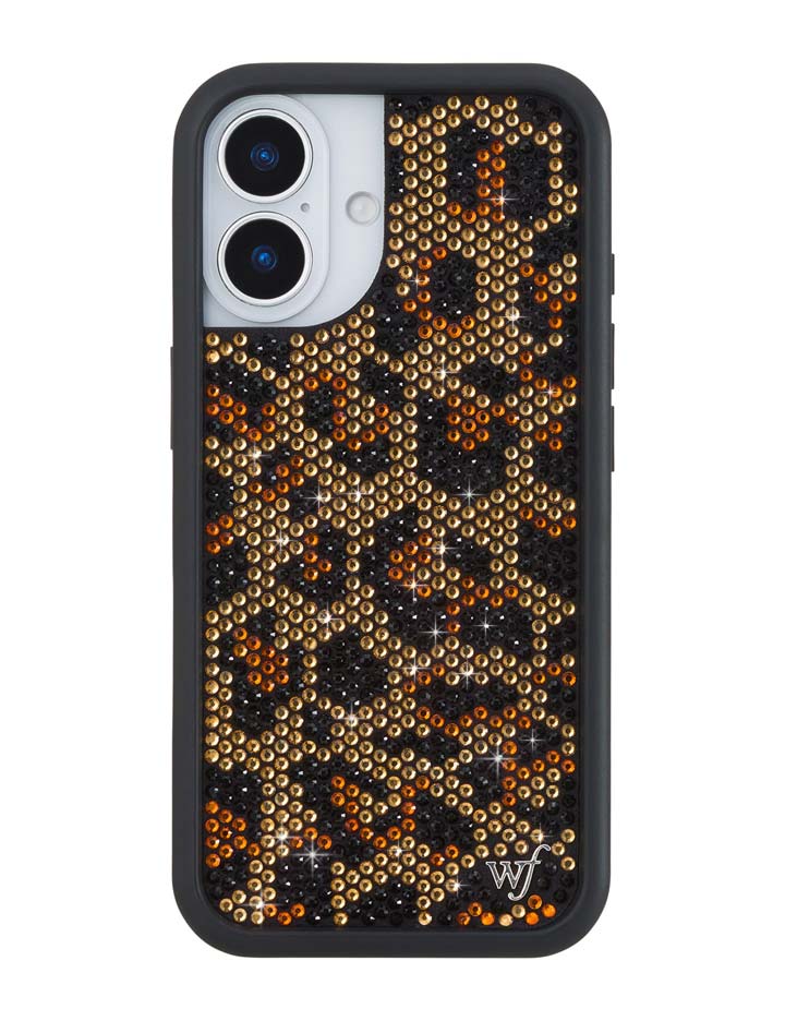 Rhinestone Meow iPhone Case