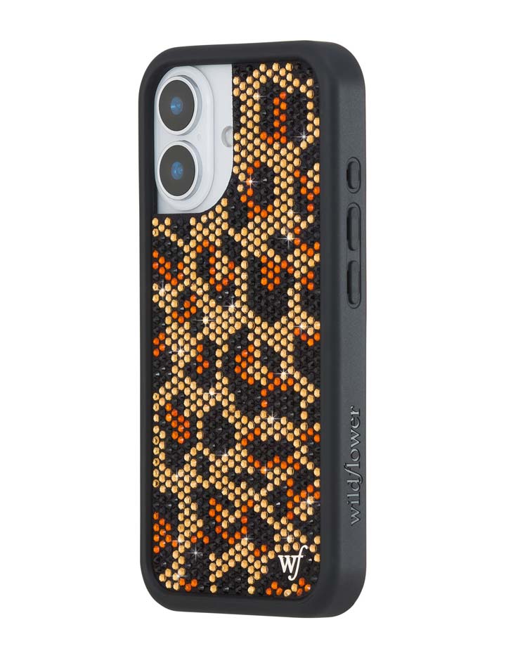 Rhinestone Meow iPhone Case