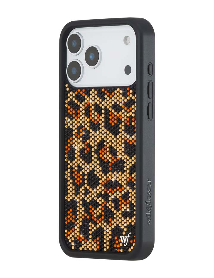 Rhinestone Meow iPhone Case