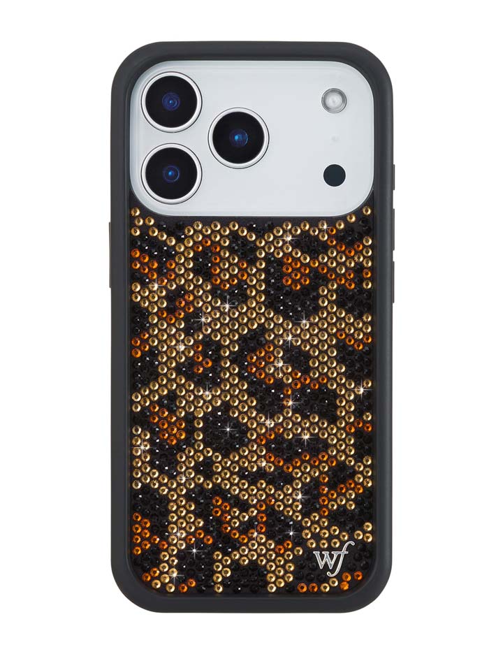 Rhinestone Meow iPhone Case
