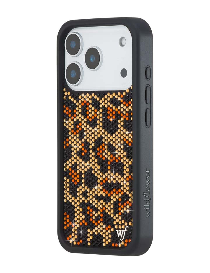 Rhinestone Meow iPhone Case