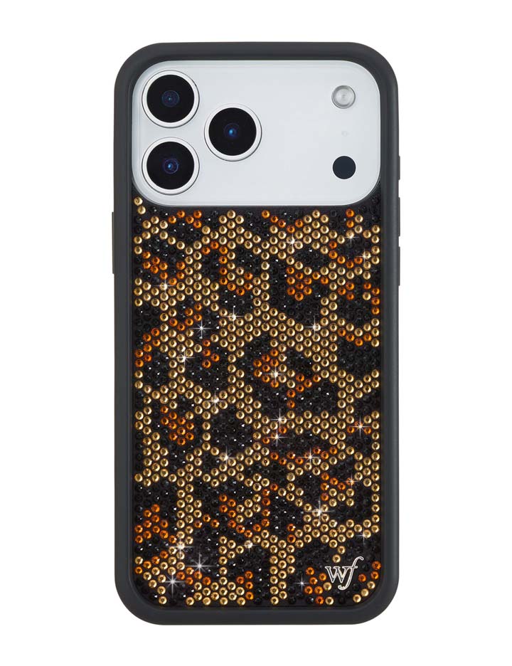 Rhinestone Meow iPhone Case