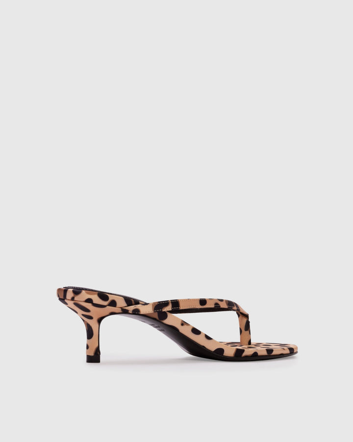 Tash 50 Satin Mule Cheetah