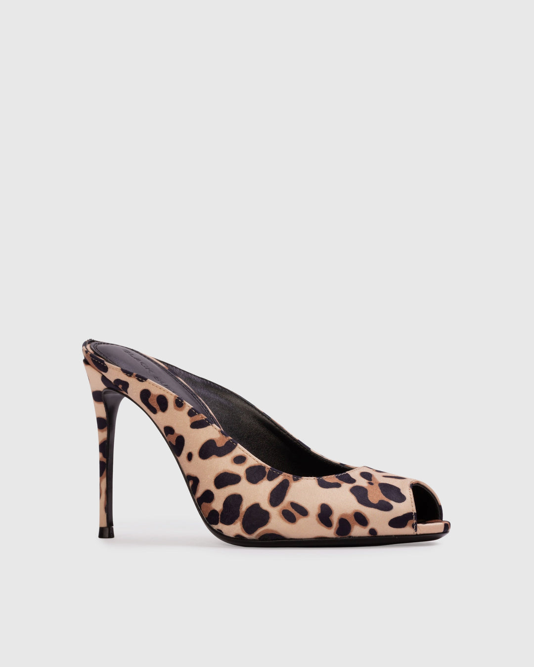 Shania 100 Satin Mule Cheetah