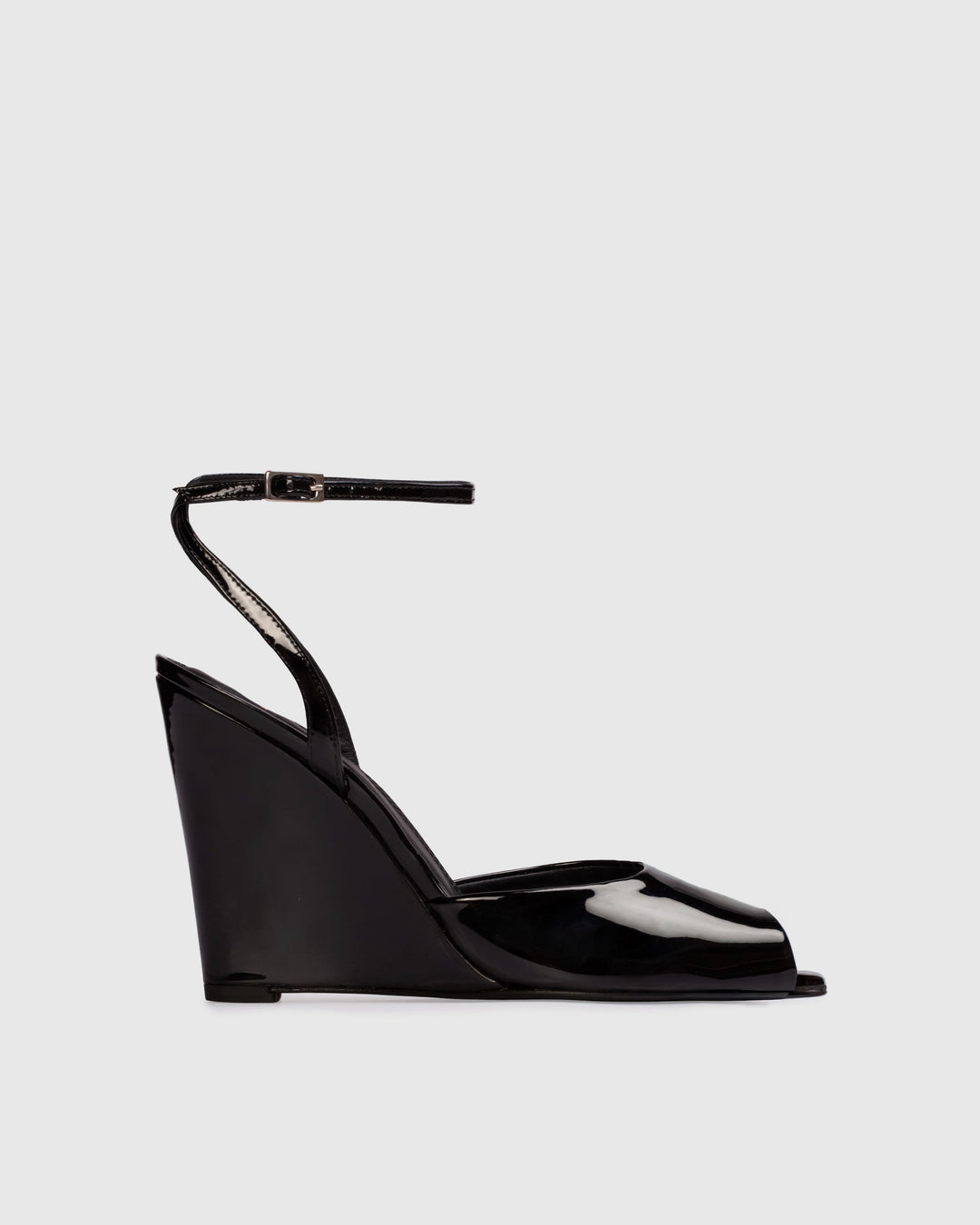 Idetta 100 Patent Leather Sandal Black