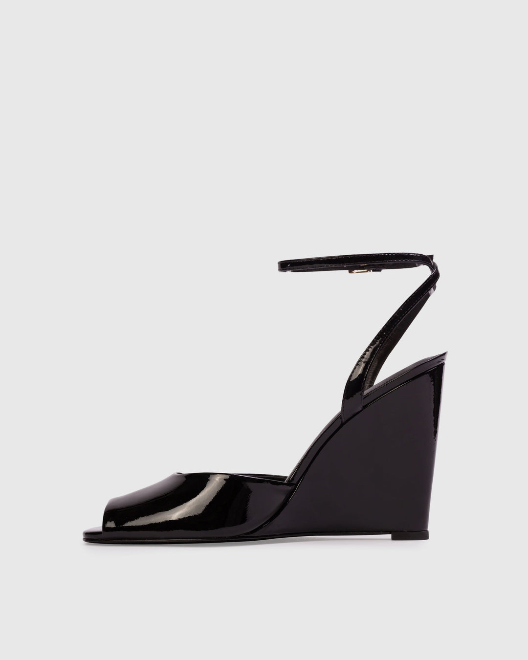 Idetta 100 Patent Leather Sandal Black